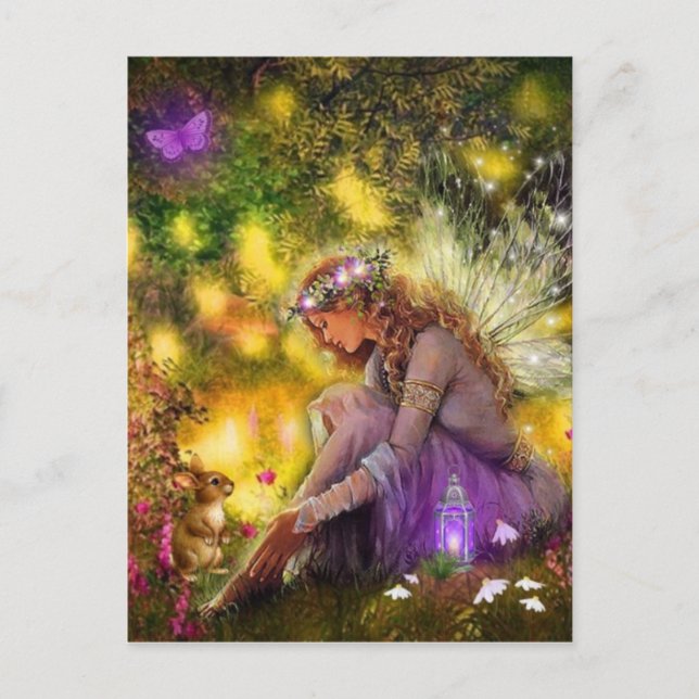 A New Friendship Fantasy Fairy Postcard (Front)