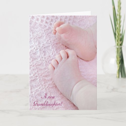 A New Granddaughter Card
