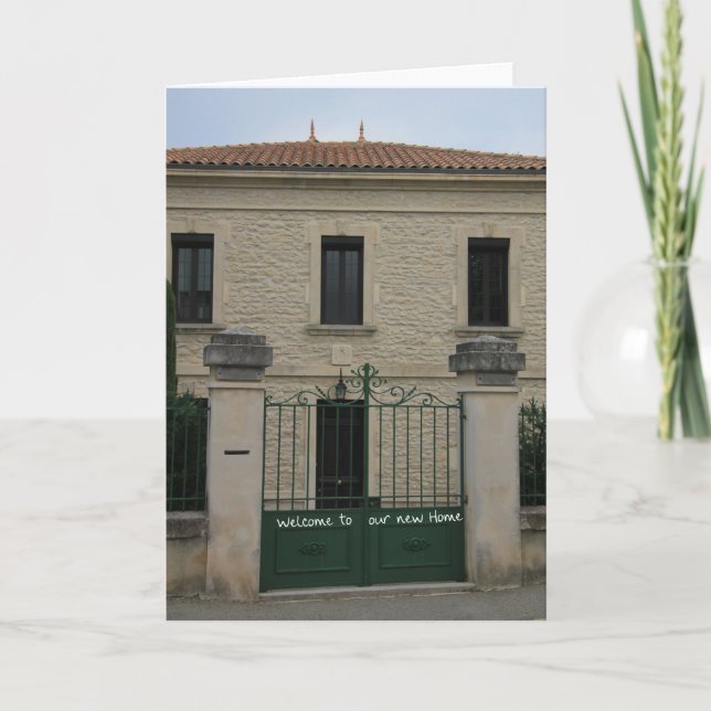 A New Home Card (Front)