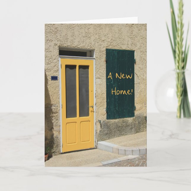 A New Home Card (Front)
