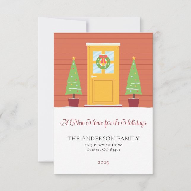 A New Home for the Holidays Christmas Card (Front)