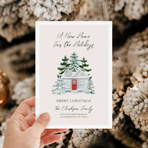 A New Home For the Holidays Moving Holiday Card