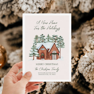 A New Home For the Holidays Moving Holiday Card