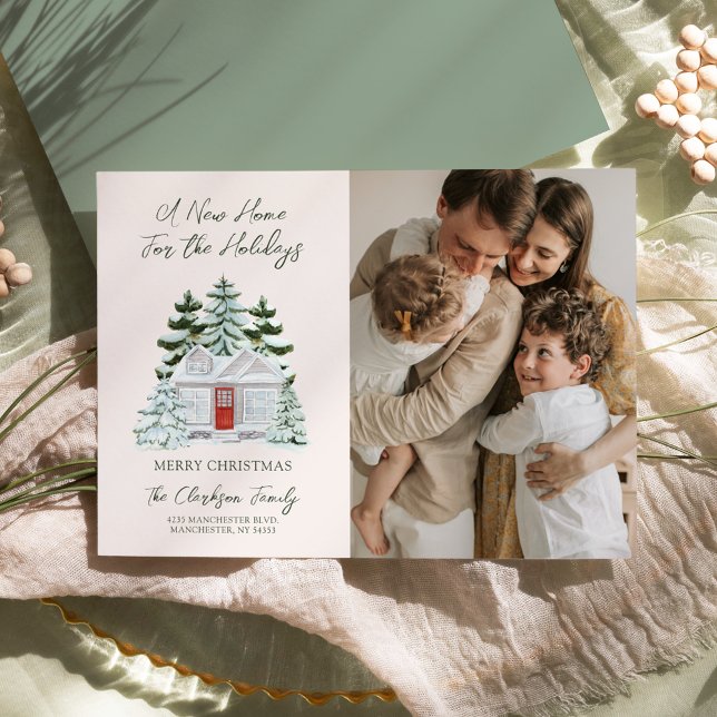 A New Home For the Holidays Moving Holiday Card (Creator Uploaded)