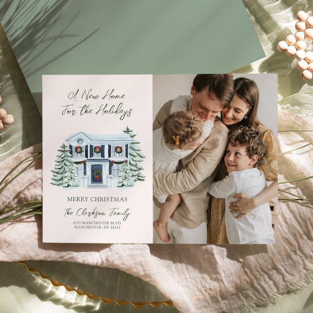 A New Home For the Holidays Moving Holiday Card (Creator Uploaded)