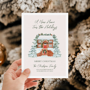 A New Home For the Holidays Moving Holiday Card