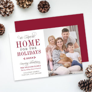 A New Home for the Holidays Photo Holiday Card