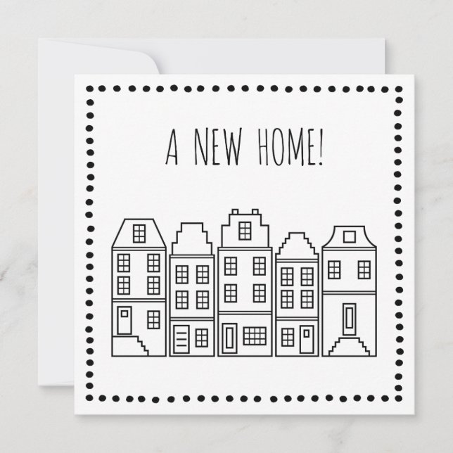 A New Home! | Greeting Card (Front)