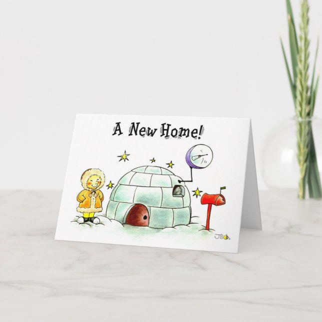 A new home Greeting Card (Front)
