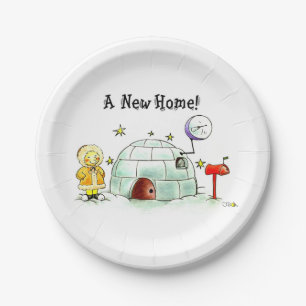 a new home house party paper plates