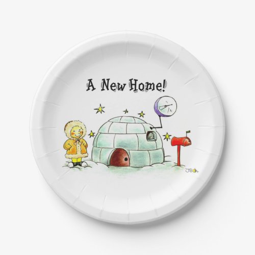 a new home house party paper plates