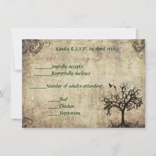 A New Life Begins Today RSVP Invitation