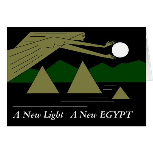A New Light A New EGYPT Cards (Front Horizontal)