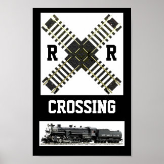 A New Look, Of A Railroad Crossing Sign