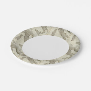 A new map of Italy with the islands of Sicily Paper Plates