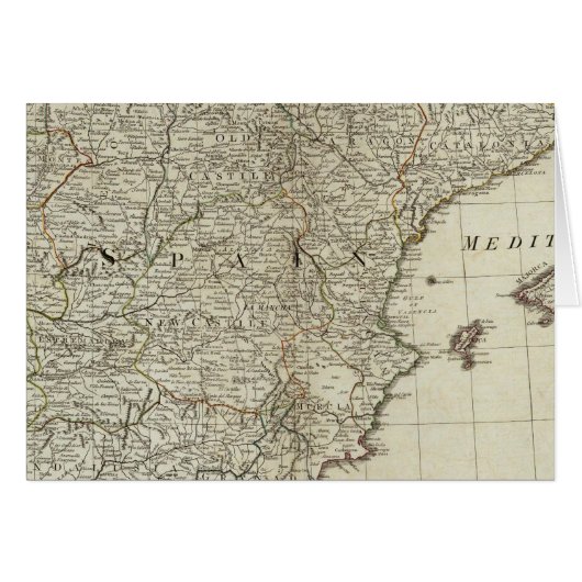 A new map of the Kingdoms of Spain and Portugal (Front Horizontal)