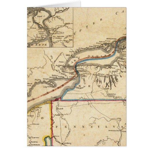 A New Map Of The Seat Of War Cards (Front)