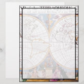 A New Map Of The Terraqueous Globe Letterhead (Front/Back)