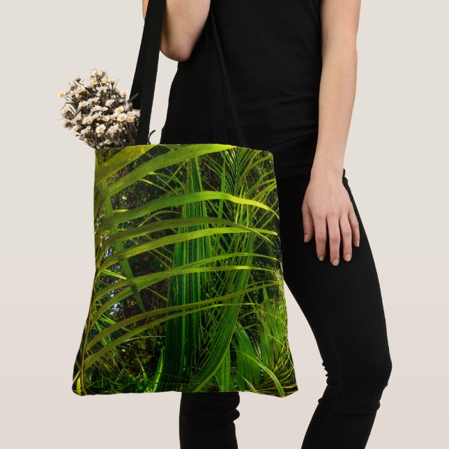 A New Palm Frond Tote Bag (Close Up)