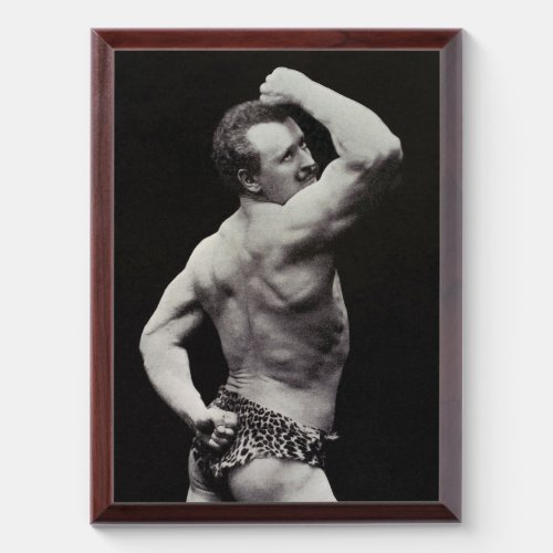 A New Pose by StrongMen Eugen Sandow Bodybuilding Award Plaque