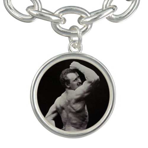 A New Pose by StrongMen Eugen Sandow Bodybuilding Bracelet