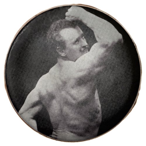 A New Pose by StrongMen Eugen Sandow Bodybuilding Chocolate Covered Oreo