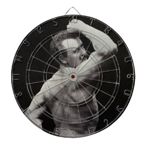 A New Pose by StrongMen Eugen Sandow Bodybuilding Dart Board