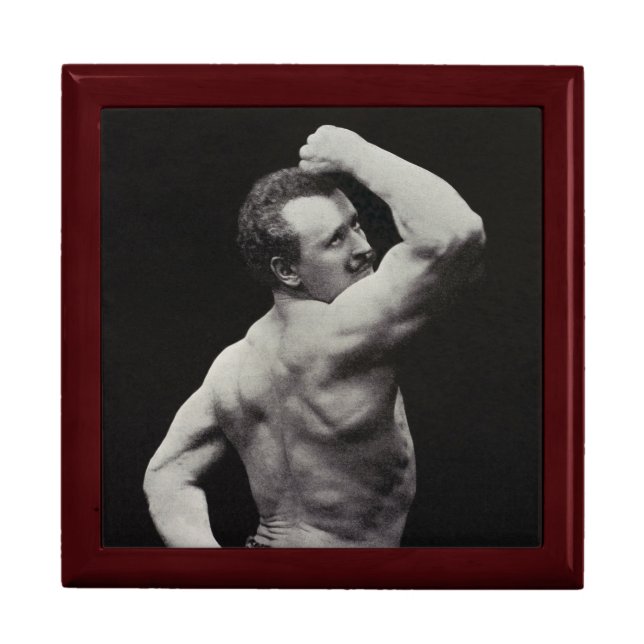 A New Pose by StrongMen Eugen Sandow Bodybuilding Gift Box (Front)