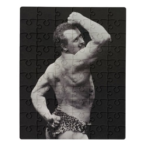 A New Pose by StrongMen Eugen Sandow Bodybuilding Jigsaw Puzzle