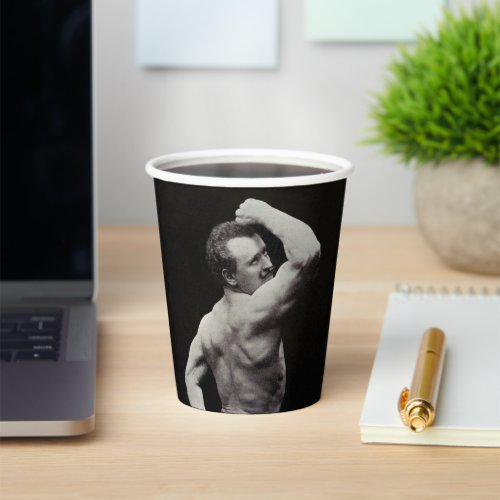 A New Pose by StrongMen Eugen Sandow Bodybuilding Paper Cups