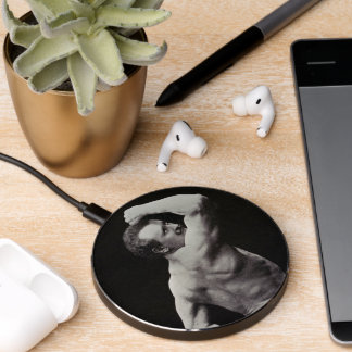 A New Pose by StrongMen Eugen Sandow Bodybuilding Wireless Charger
