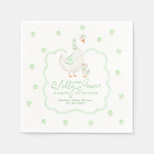 A New Silly Goose Is Almost On The Loose Green Napkins