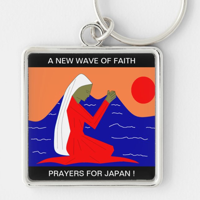 A NEW WAVE OF FAITH PRAYERS FOR JAPAN KEYCHAIN (Front)