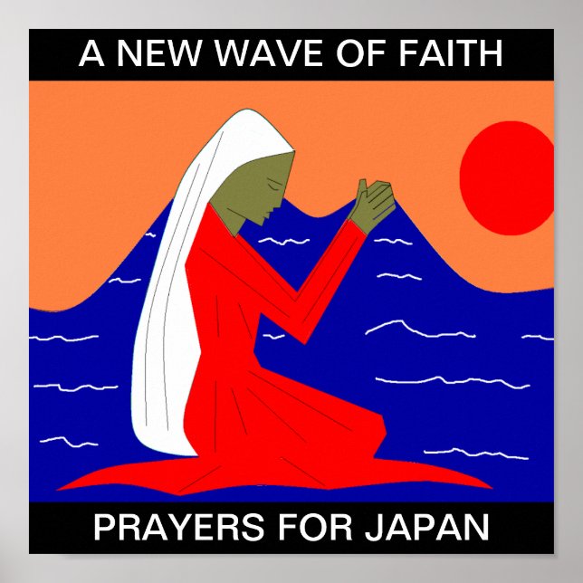 A NEW WAVE OF FAITH PRAYERS FOR JAPAN POSTER (Front)