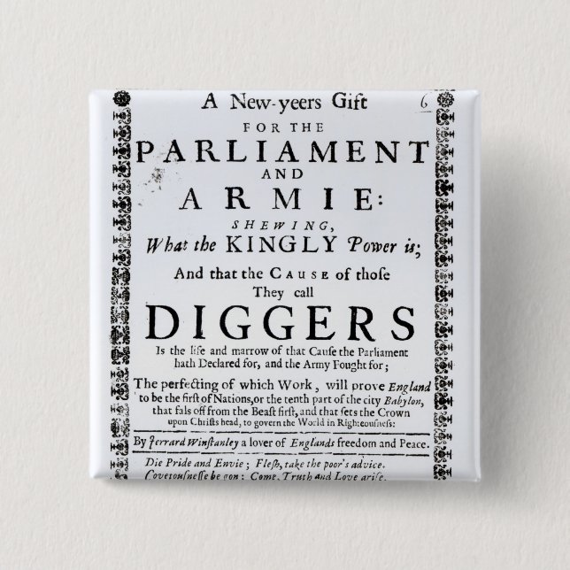 A New Year's Gift Button (Front)