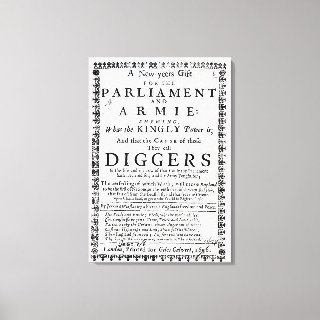 A New Year's Gift Canvas Print (Front)