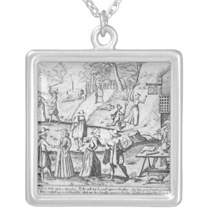 A New Year's Gift for Shrews Silver Plated Necklace
