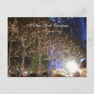A New York Christmas Holiday Postcard