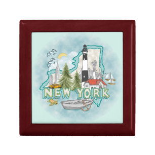 A New York Lighthouse Gift Box
