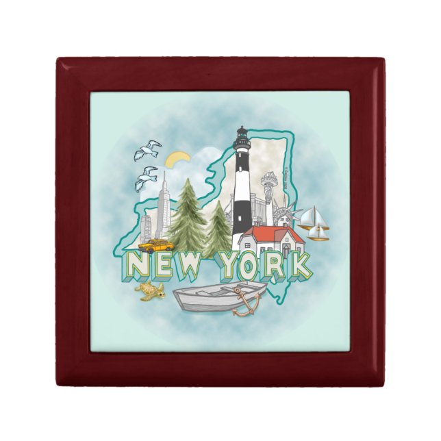A New York Lighthouse Gift Box (Front)
