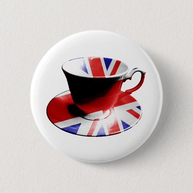 A nice cup of English Tea Button (Front)