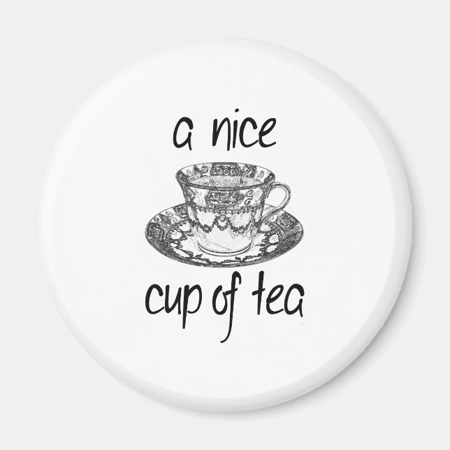 A Nice Cup of Tea Magnet (Front)