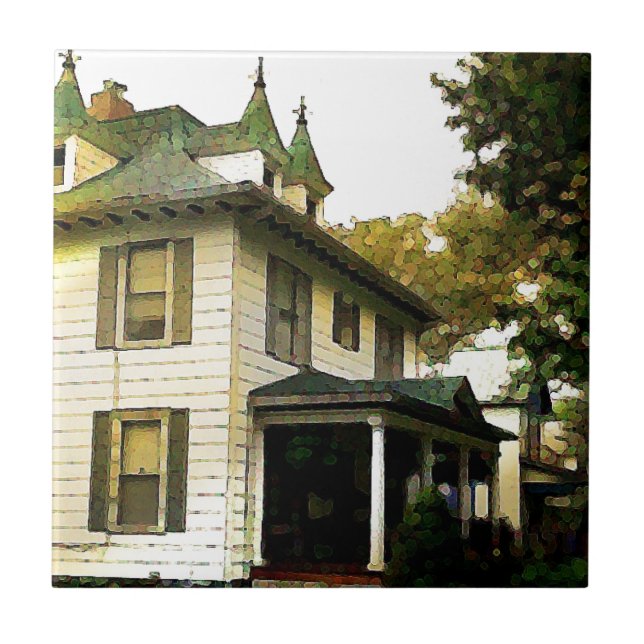 A Nice House Ceramic Tile (Front)