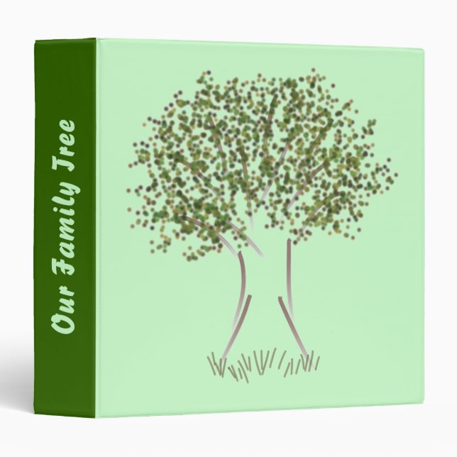 A Nice Little Tree Scrapbook Album 3 Ring Binder (Front/Spine)