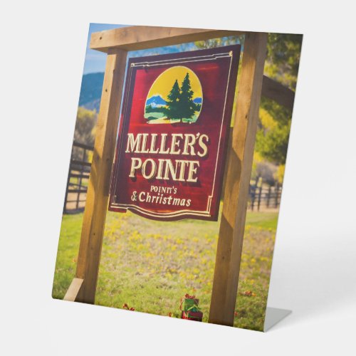A nice ranch sign that says millerâs pointe gated