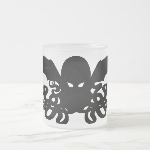 A Nice Steaming Cup of Cthulhu _ Frosted Mug