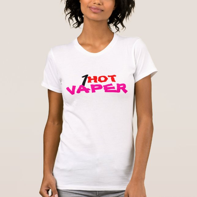A nice t-shirt for women that love vaping. (Front)