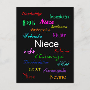 "A Niece's Birthday I" Customizable Postcard