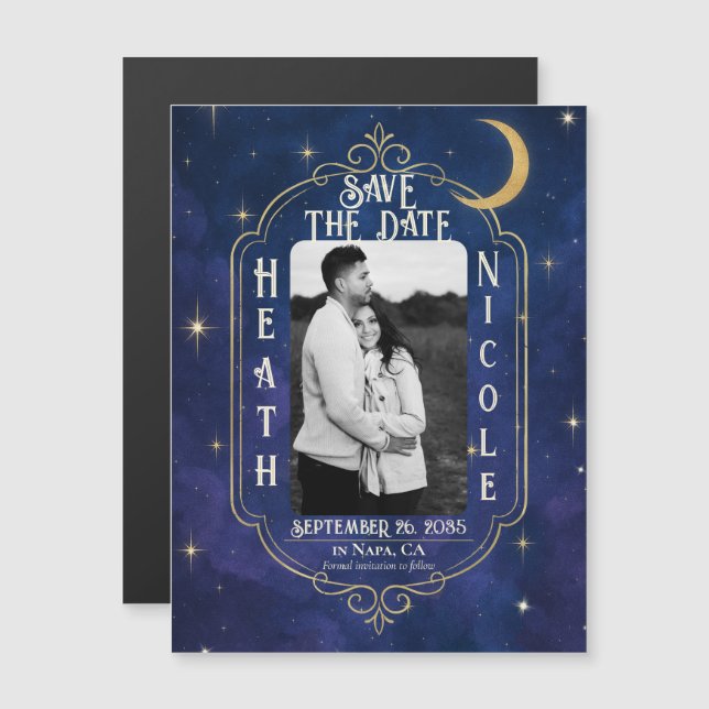 A Night Among The Stars Celestial Save The Date (Front/Back)