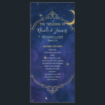 A Night Among The Stars Celestial Skies Program<br><div class="desc">A Night Among The Stars Celestial Skies Wedding Program. Matching items in this design are available.</div>